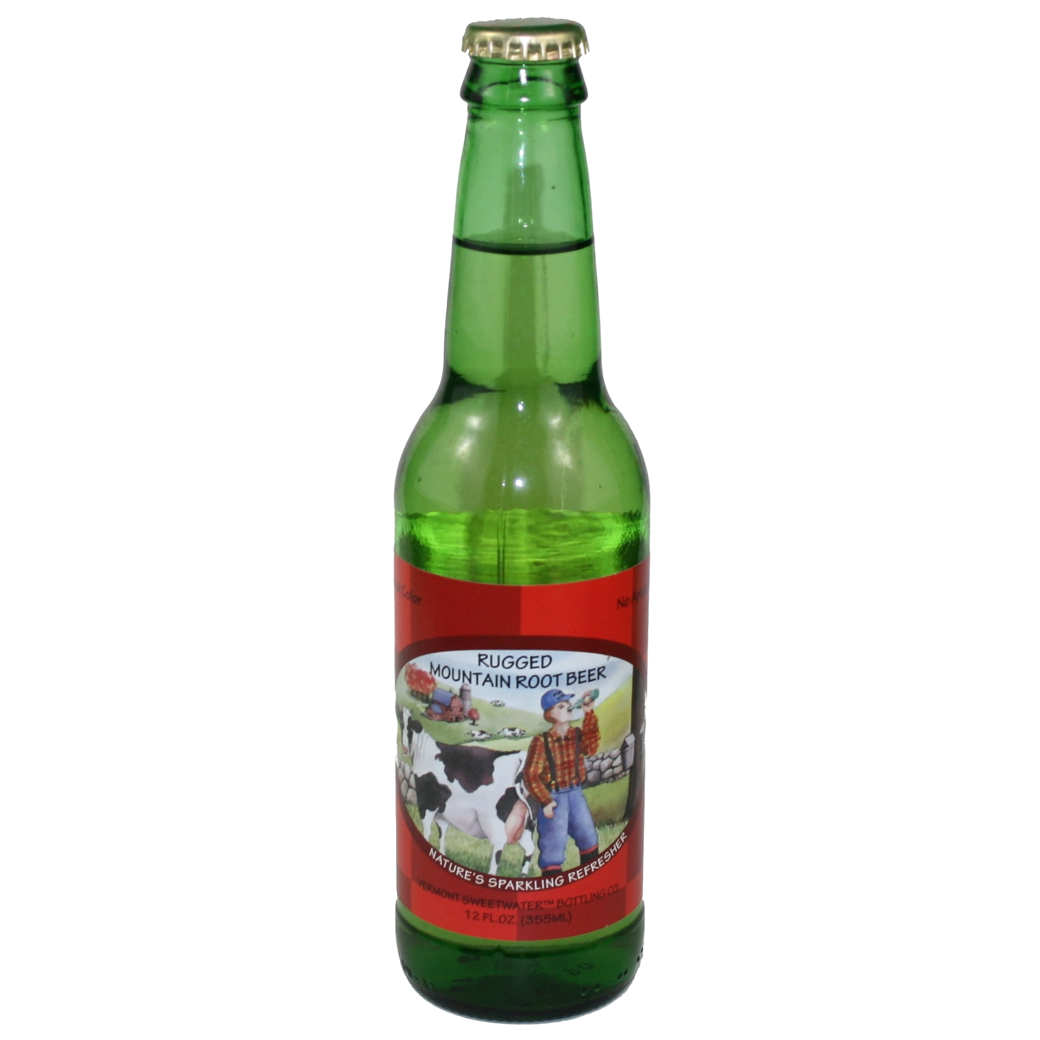 Vermont Sweetwater All Natural Glass Bottle Soda (Rugged Mountain Rootbeer)