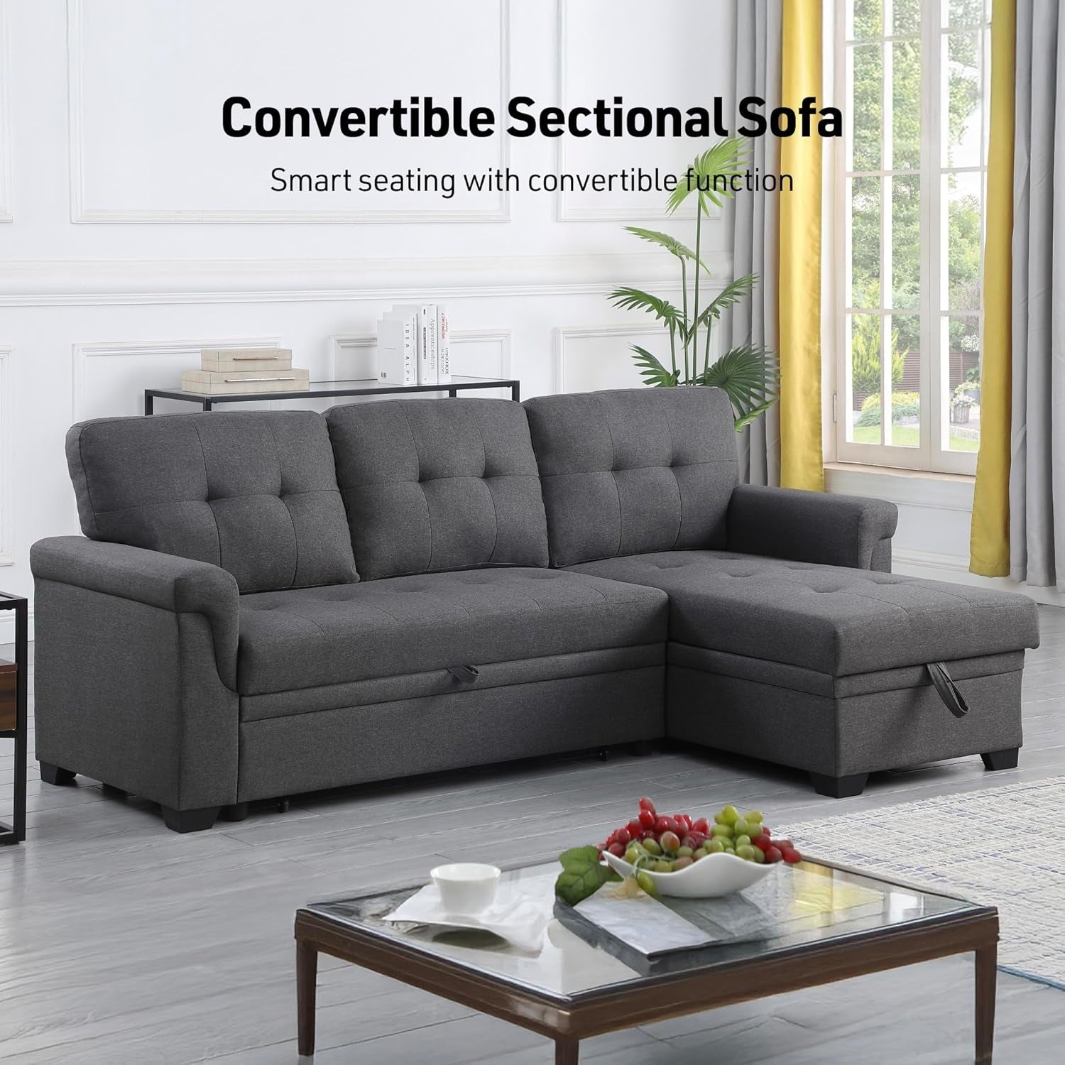 Versatile Sleeper Couch with Storage for Small Spaces
