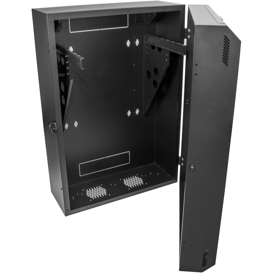 Vertical Server Cabinet 8U Wall Mount - Low Profile 19" Rack | StarTech RK830WALVS