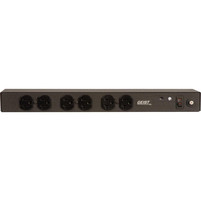 Vertiv 27853 Basic PDU - 20A 120V Horizontal Rack Power Distribution Unit 1.9kW NEMA 5-20R | Vertiv