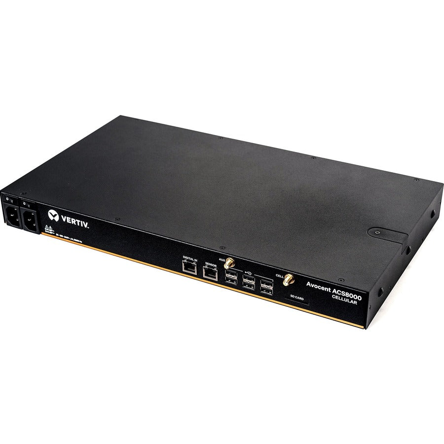 Vertiv Avocent ACS8000 Serial Console 8 port | Dual AC Power | AT&T+Verizon ACS8008-NA-DAC-400