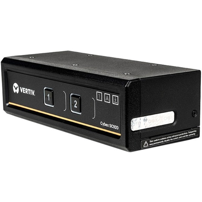 Vertiv Cybex SC900 Secure Desktop KVM Switch |2 Port Dual-Head | DVI-I |TAA SC920-001