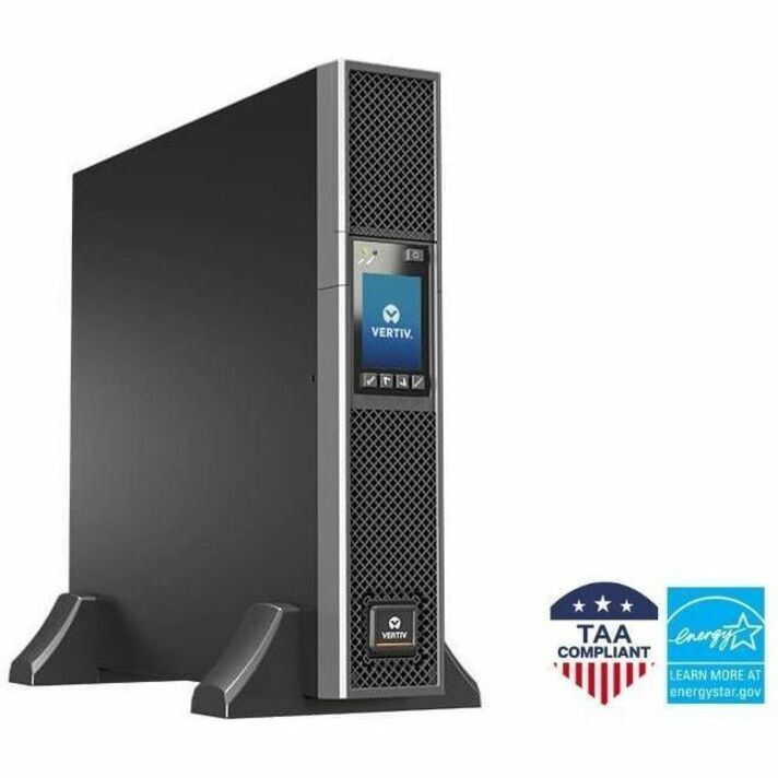 Vertiv Liebert GXT5 TAA UPS with RDU101 Card - 3000VA/2700W 120V Rack/Tower - 2U | Double