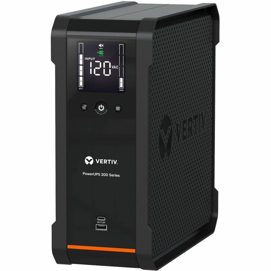 Vertiv PowerUPS 200 1440VA Desktop UPS with AVR for Home Office