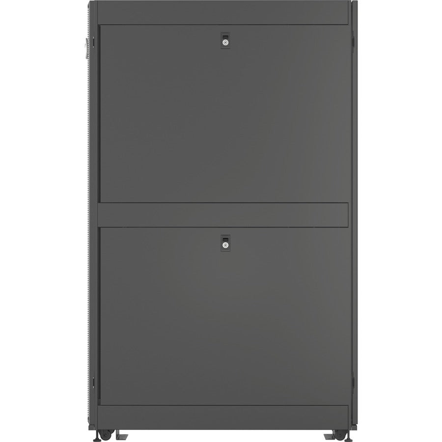 Vertiv Vr3300 Rack Cabinet 42U Freestanding Rack Black, Transparent