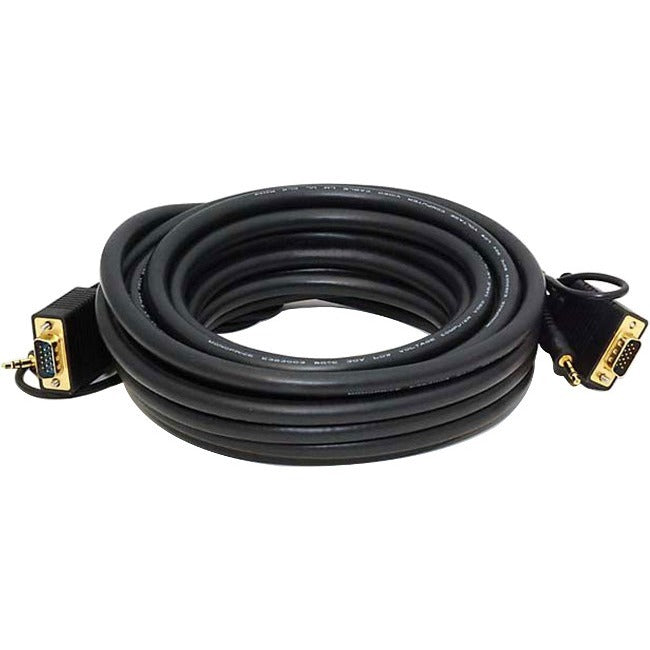 Vga Hd15 M/M Cable W/Audio 25Ft