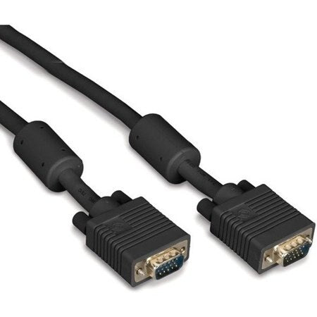 Vga Video Cable With Ferrite Core, Black, Male/Male, 10-Ft. (3.0-M)