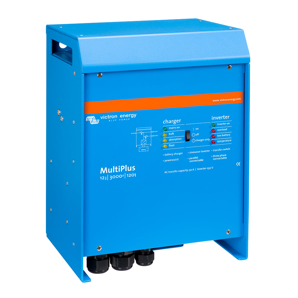 Victron MultiPlus Inverter/Charger 12VDC - 3000VA - 120VAC w/ 120AMP Charger - 50AMP