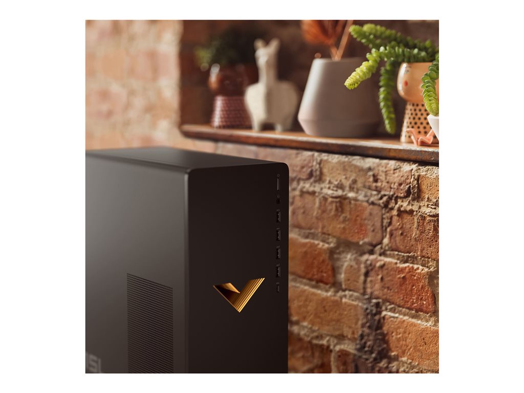 Victus 15L by HP TG02-0210 - Tower gaming - Core i3 12100F / up to 4.3 GHz - RAM 8 GB - SSD 512 GB - NVMe - Arc A380 -