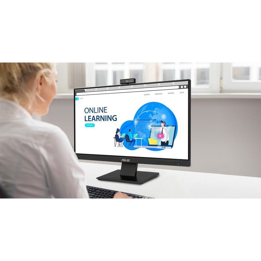 Video Conferencing Monitor with Integrated Webcam - ASUS BE24EQK Business Display | TecISoft