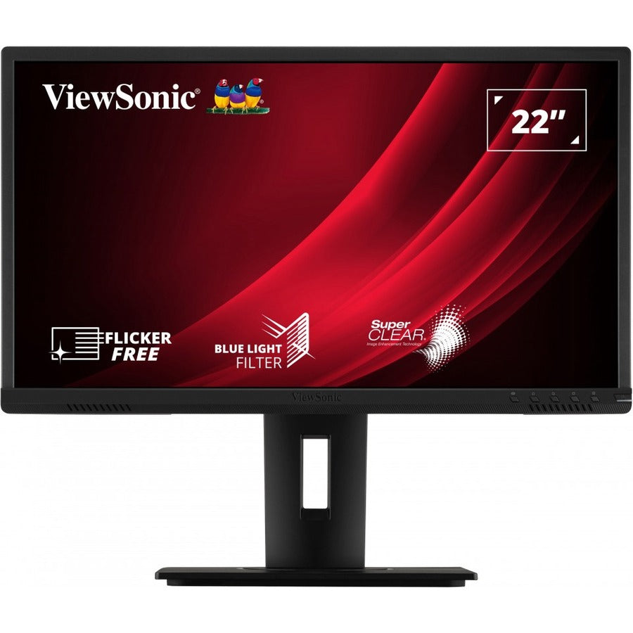 ViewSonic 22" 1080p Ergonomic 40-Degree Tilt Monitor with HDMI, DP, and VGA | VG2240
