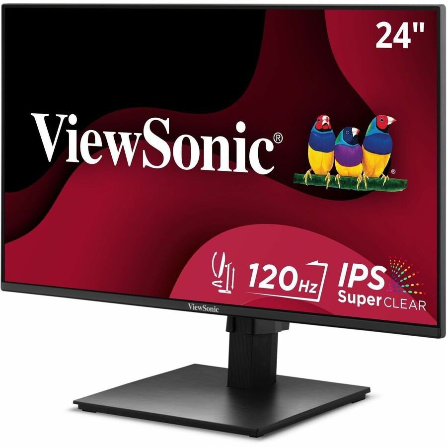 ViewSonic 24in 1080p 120Hz VA Monitor with Ergonomic Stand for Gaming & Work