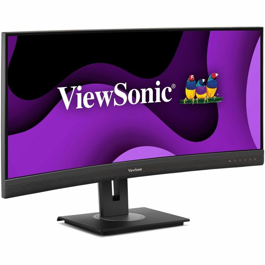 ViewSonic 34in UWQHD Curved Docking Monitor 100W USB-C for Pros VG3456CA