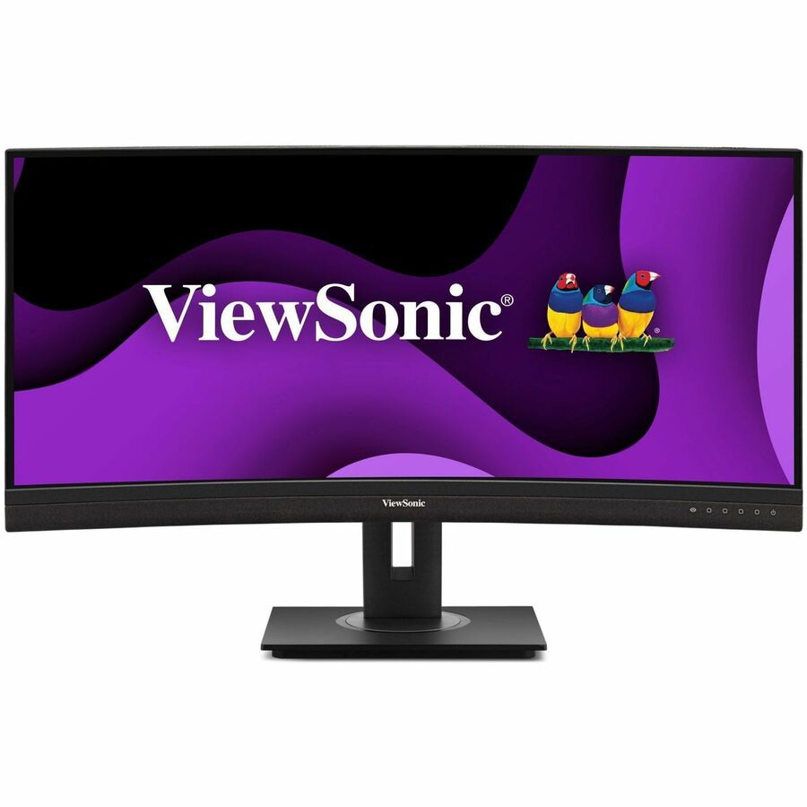 ViewSonic 34in UWQHD Curved Docking Monitor 100W USB-C for Pros VG3456CA