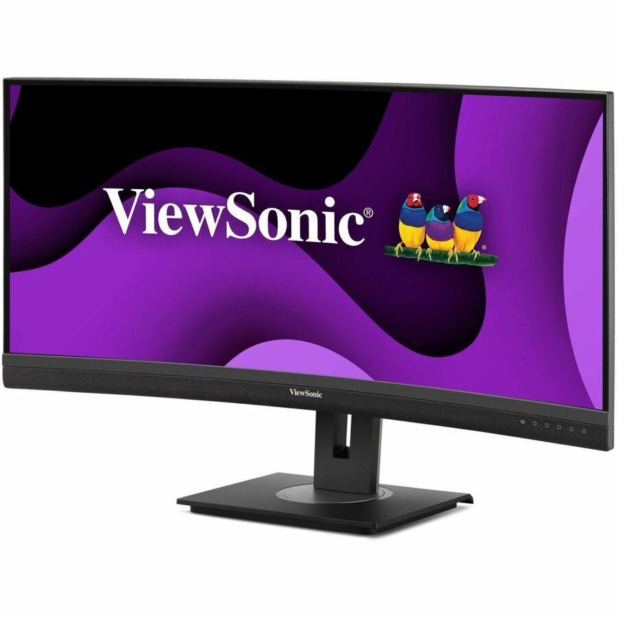 ViewSonic 34in UWQHD Curved Docking Monitor 100W USB-C for Pros VG3456CA