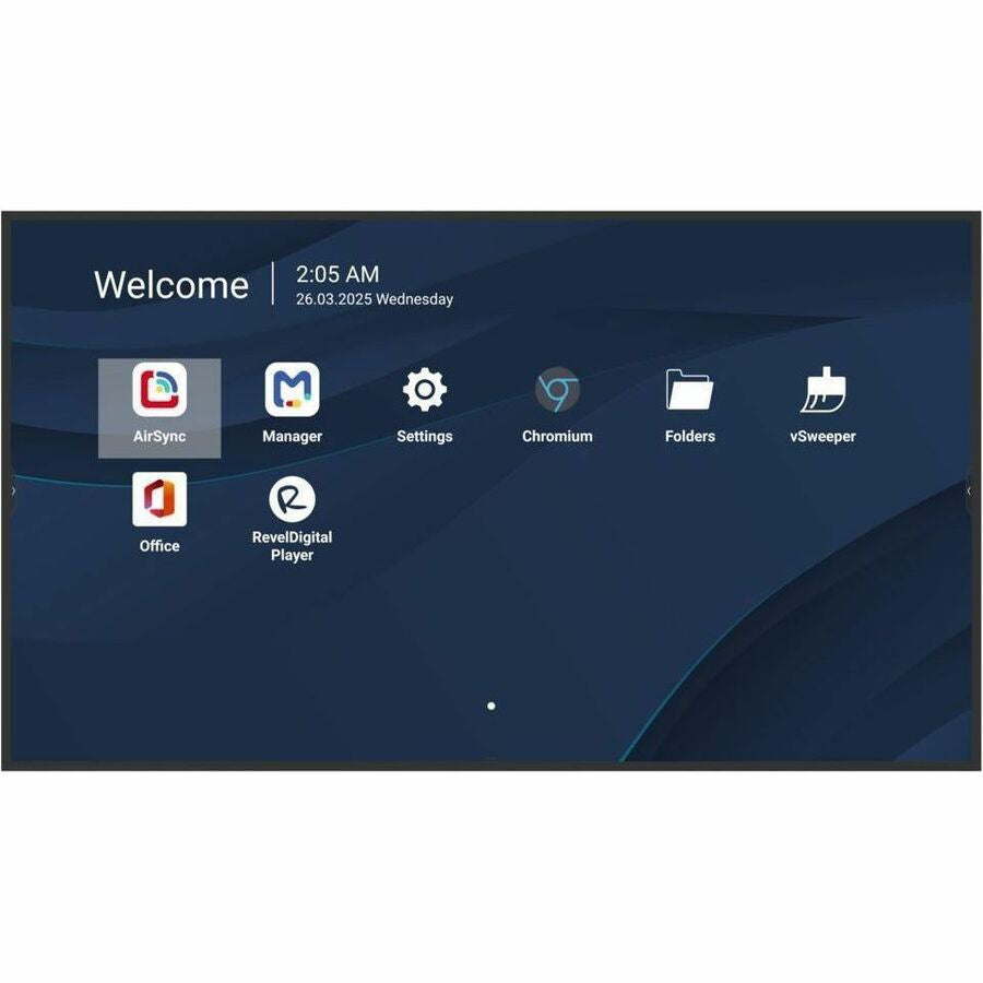 ViewSonic 75in 4K Commercial Display 500nits 8GB RAM 32GB Storage