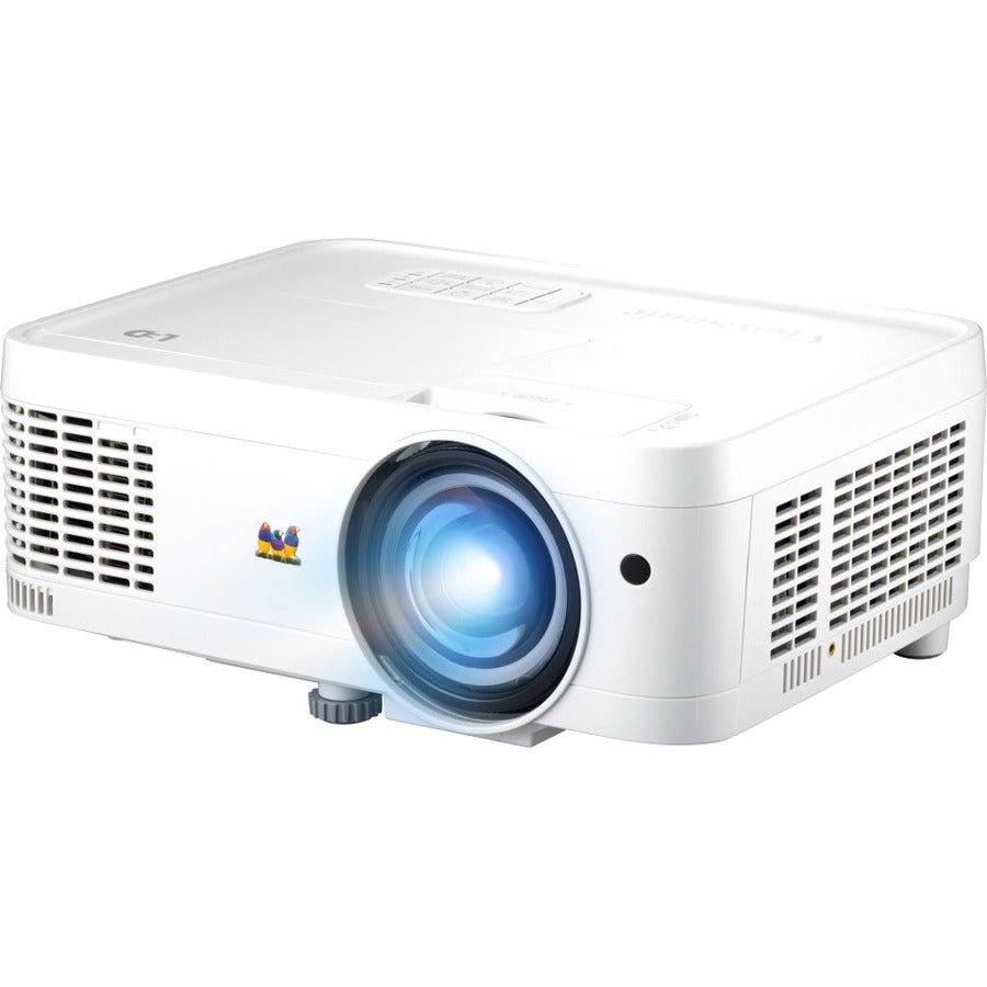ViewSonic LS560WH Short Throw DLP Projector - 16:10 - Ceiling Mountable, Wall Mountable, Floor Mountable - White
