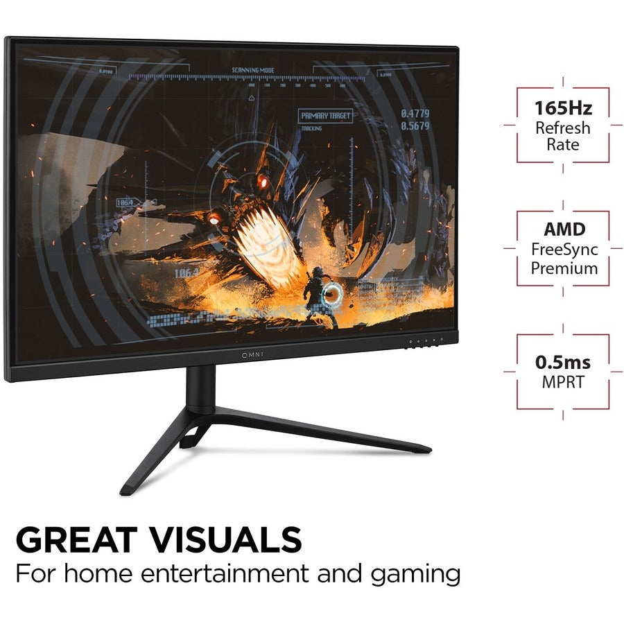 ViewSonic OMNI VX2728J 27" Full HD LED Gaming LCD Monitor - 16:9 - Black
