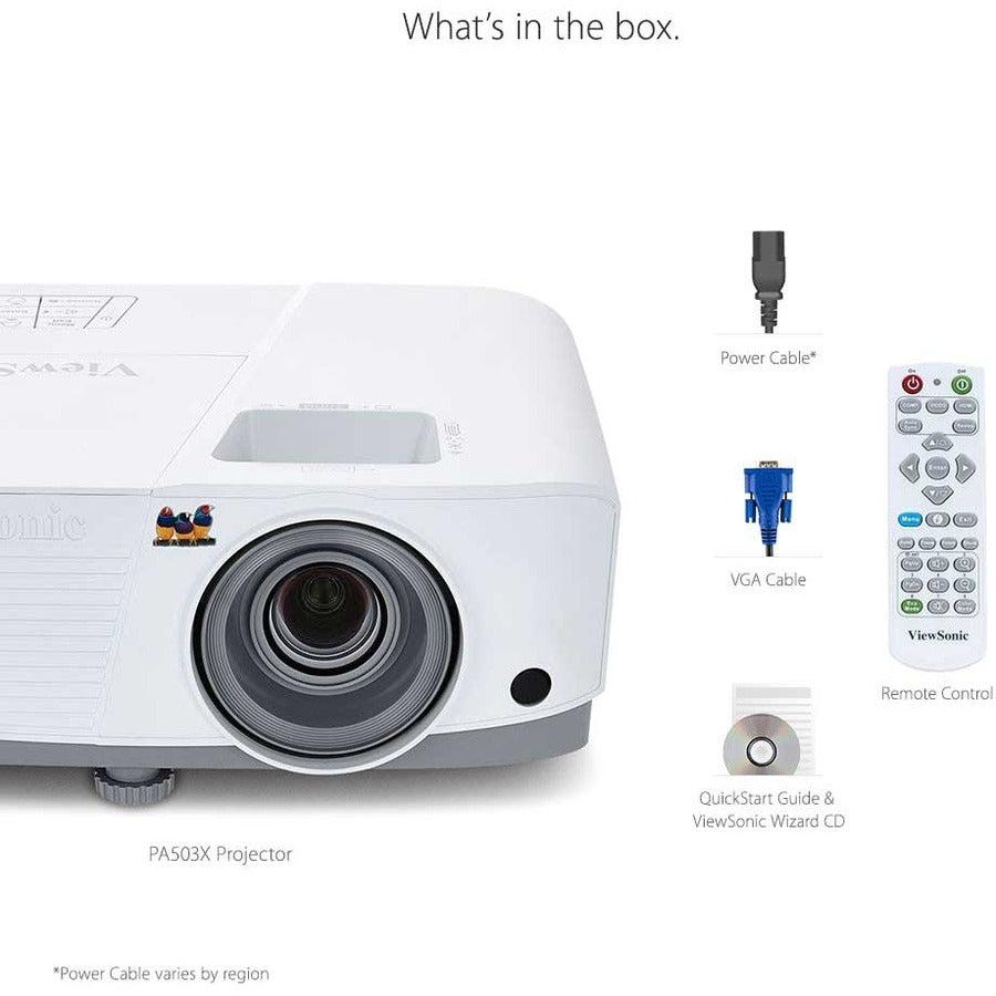 ViewSonic PA503X DLP Projector - XGA Business Presentation Display | ViewSonic