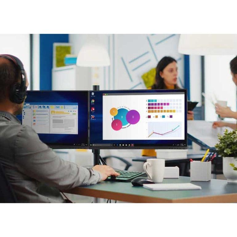 ViewSonic VG2455_56a_H2 24" Dual 1080p IPS Docking Monitor - USB-C Head-Only | TechSoft