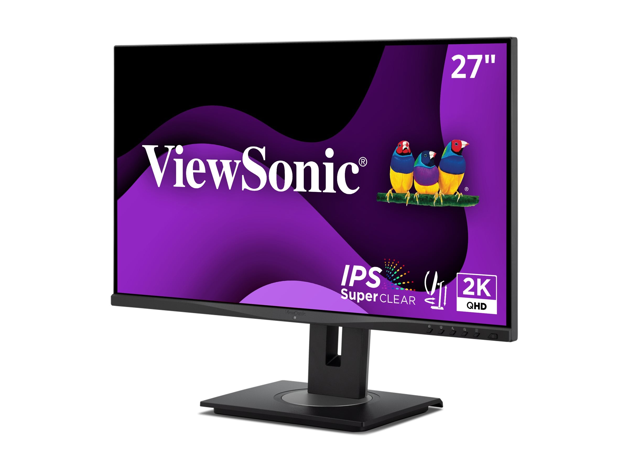 ViewSonic VG2748A-2K 27" 1440p IPS Monitor with Ergonomic Stand & USB Hub
