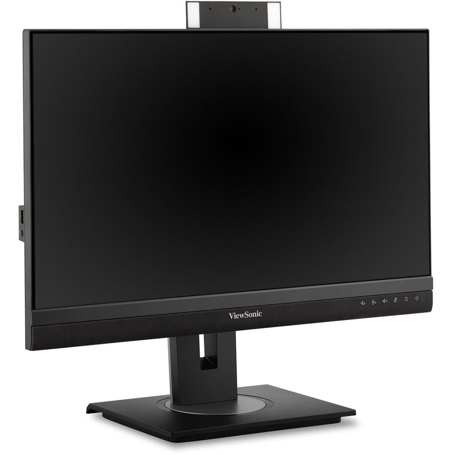 ViewSonic VG2756V-2K 27 Inch 1440p Video Conference Monitor with Webcam, 2 Way Powered 90W USB C, Docking Built-In Gigabit Ethernet RJ45, 40 Degree Tilt Ergonomics