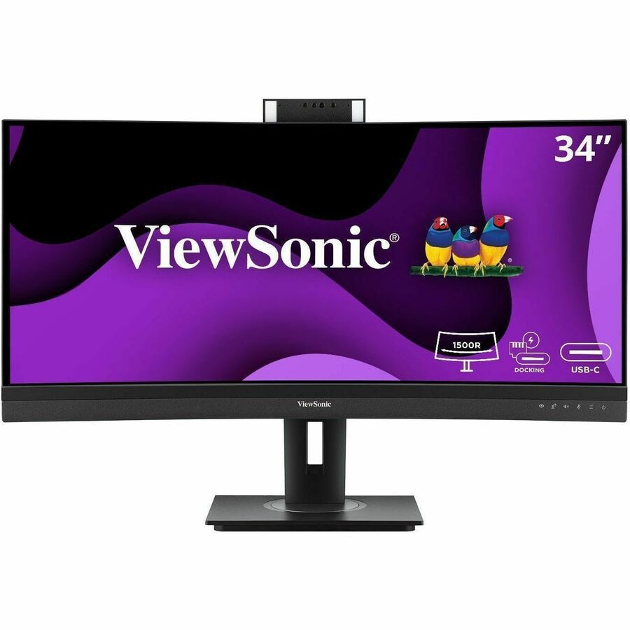 ViewSonic VG3457CV 34" UWQHD Curved Video Conferencing Monitor | ViewSonic