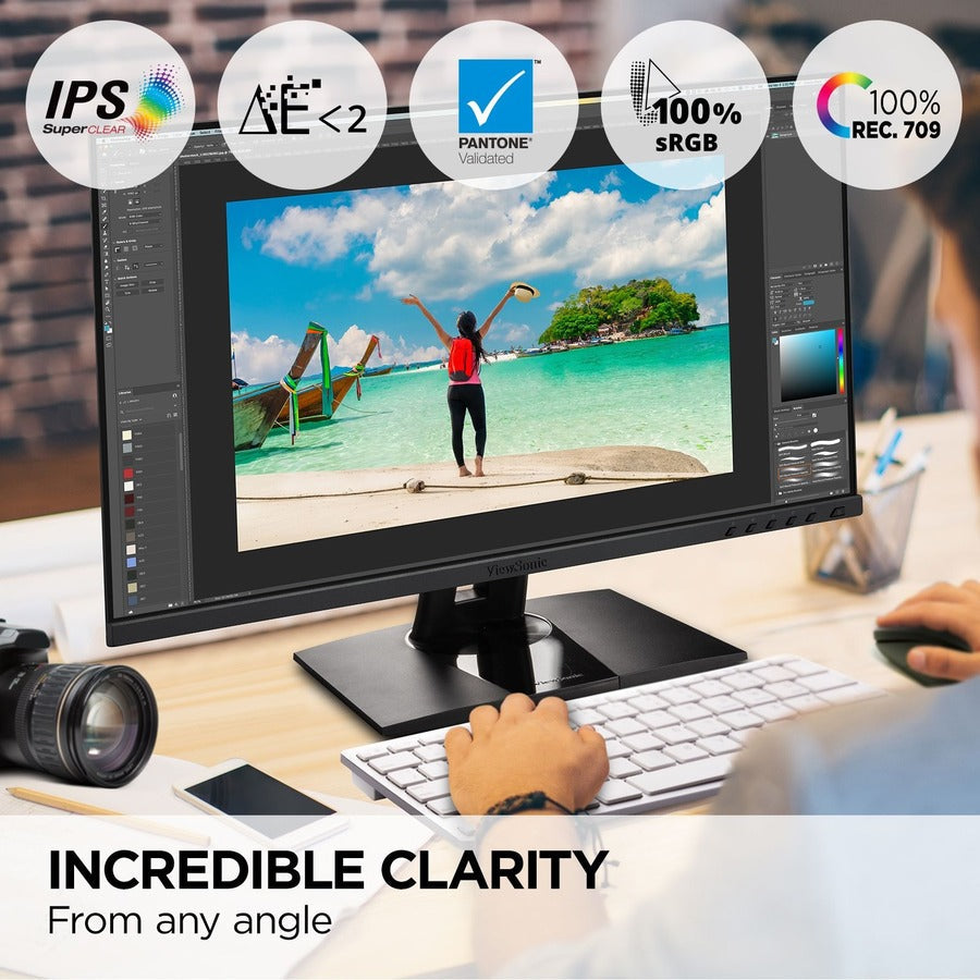 ViewSonic VP2456 - Professional IPS Monitor Pantone Validated Full HD | tecisoft.com