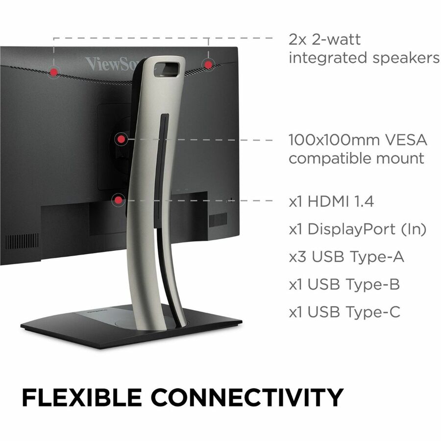 ViewSonic VP2456 - Professional IPS Monitor Pantone Validated Full HD | tecisoft.com