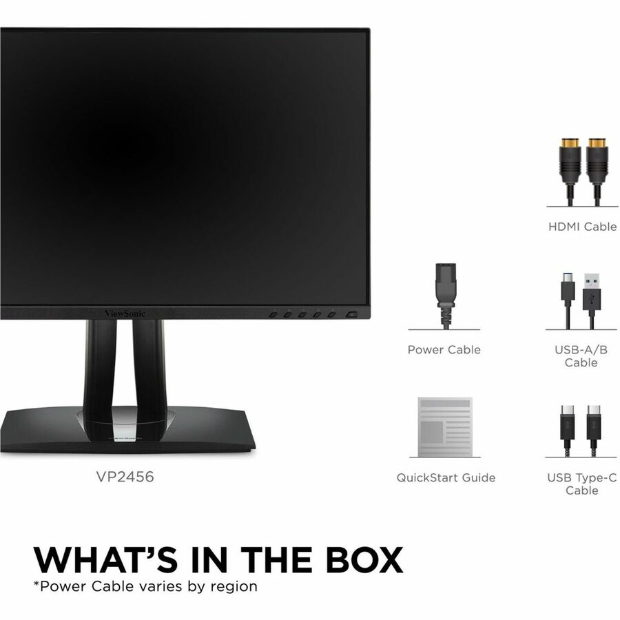 ViewSonic VP2456 - Professional IPS Monitor Pantone Validated Full HD | tecisoft.com