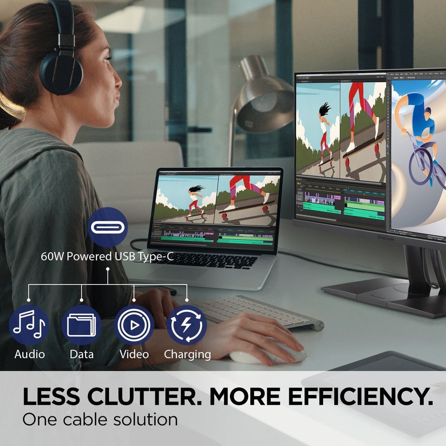 ViewSonic VP2456 - Professional IPS Monitor Pantone Validated Full HD | tecisoft.com