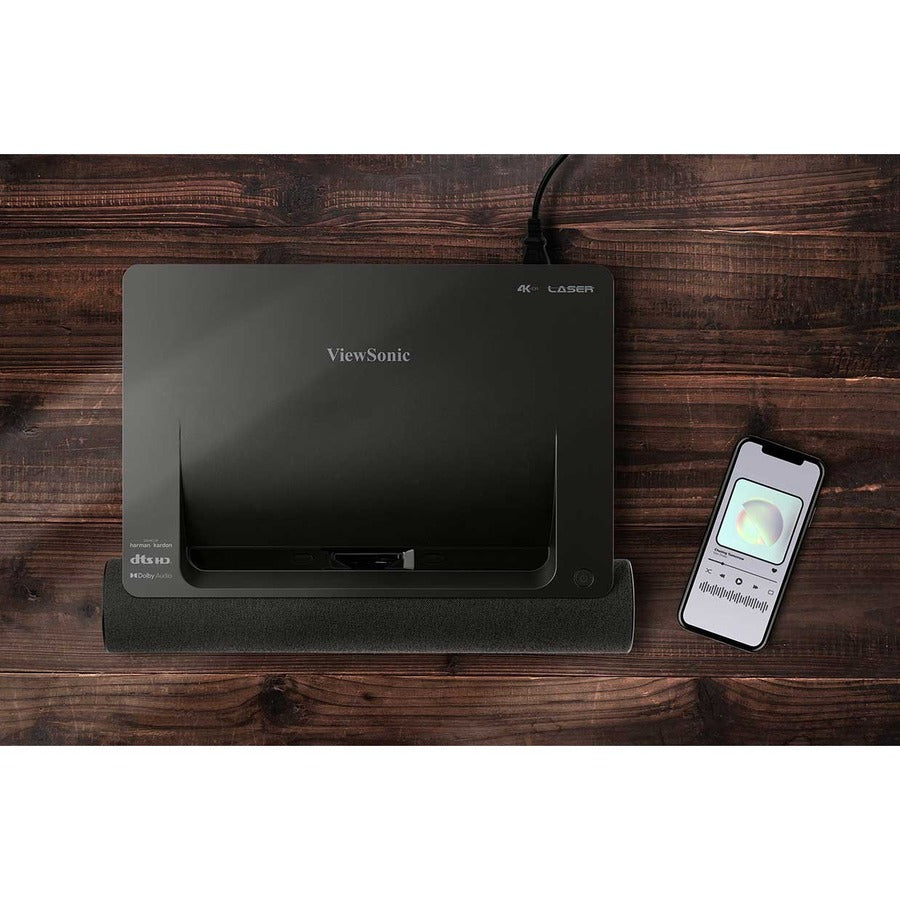 ViewSonic X2000B-4K Ultra Short Throw 4K UHD Laser Projector with 2000 Lumens, Wi-Fi Connectivity, Cinematic Colors, Dolby and DTS Soundtracks Support for Home Theater