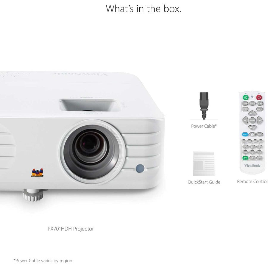 Viewsonic 1080p Home Theater Projector with 3500 Lumens PX701HDH