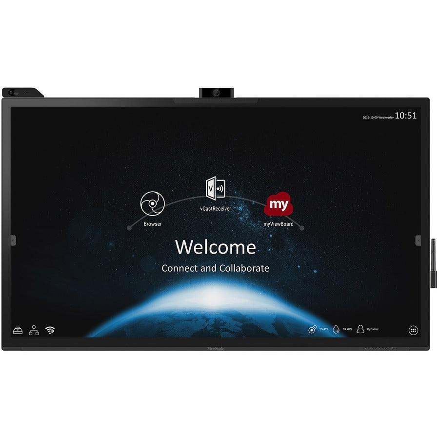 Viewsonic Ifp6570 Interactive Whiteboard 165.1 Cm (65") 3840 X 2160 Pixels Touchscreen Black Hdmi