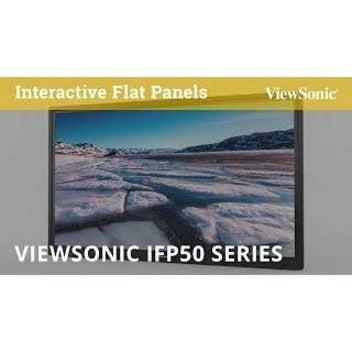 Viewsonic Ifp8650 Interactive Whiteboard 2.18 M (86") 3840 X 2160 Pixels Touchscreen Black