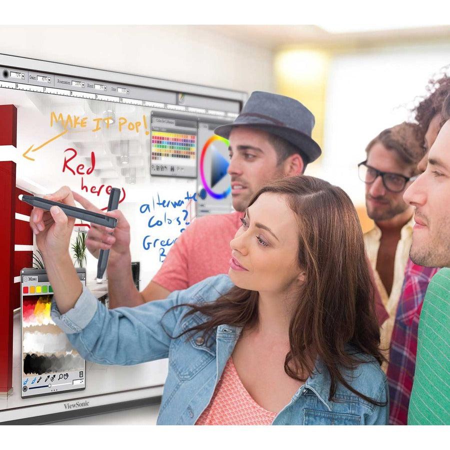 Viewsonic Ifp8650 Interactive Whiteboard 2.18 M (86") 3840 X 2160 Pixels Touchscreen Black
