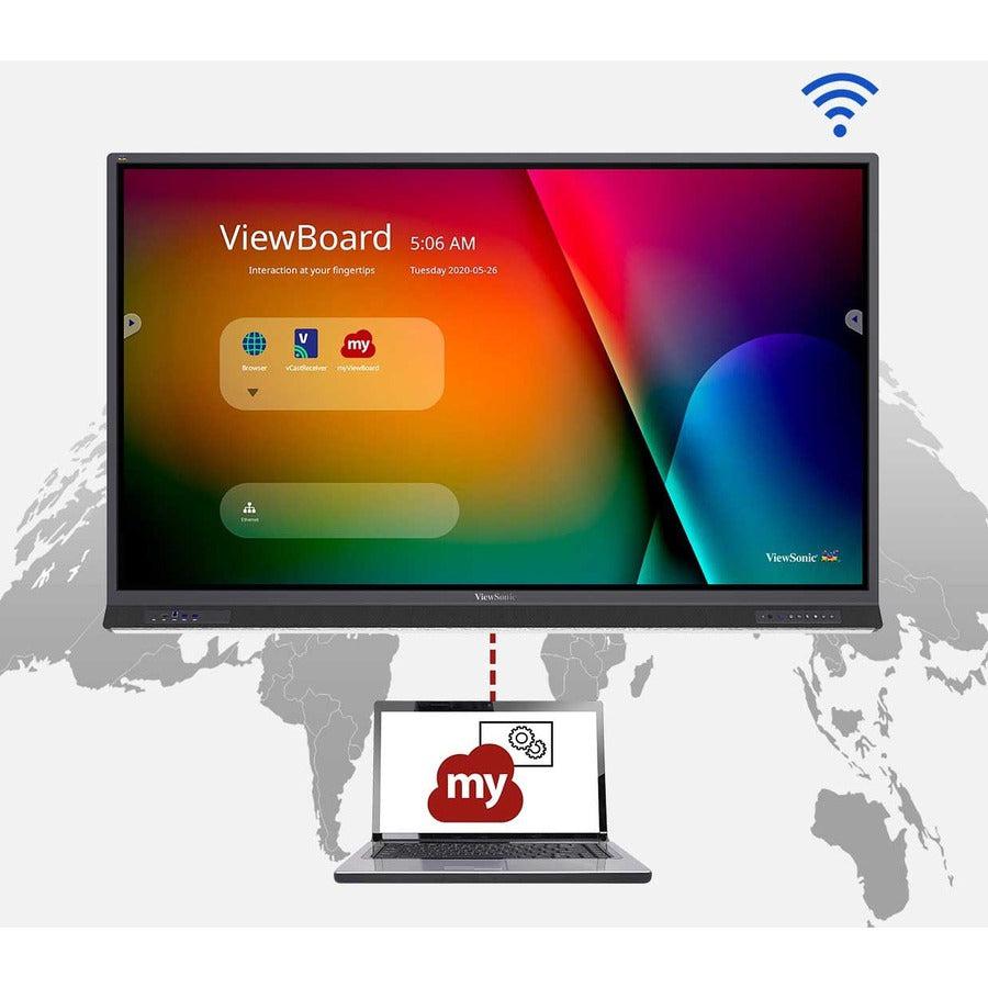 Viewsonic Ifp8652 Touch Screen Monitor 2.18 M (86") 3840 X 2160 Pixels Dual-Touch Black