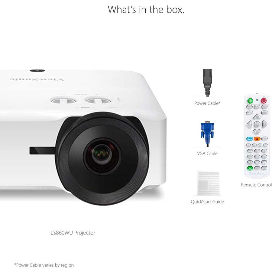 Viewsonic Ls860Wu Data Projector Standard Throw Projector 5000 Ansi Lumens Dmd Wuxga (1920X1200) White