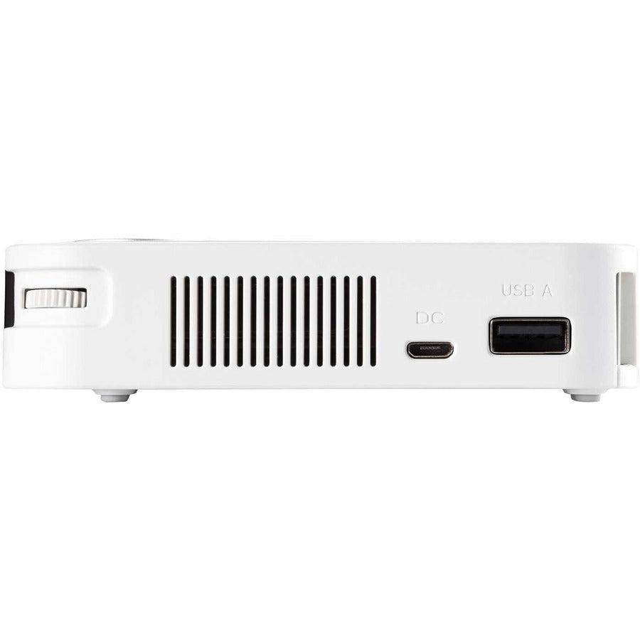 Viewsonic M1 Mini Data Projector Short Throw Projector 120 Ansi Lumens Led Wvga (854X480) White