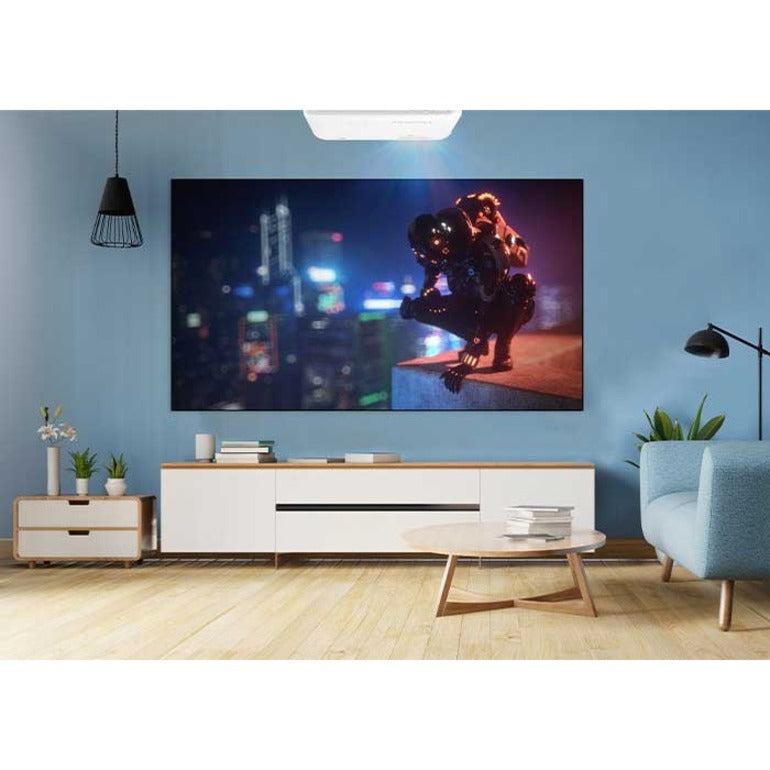 Viewsonic M2E Data Projector Short Throw Projector 1000 Ansi Lumens Led 1080P (1920X1080) 3D Grey, White