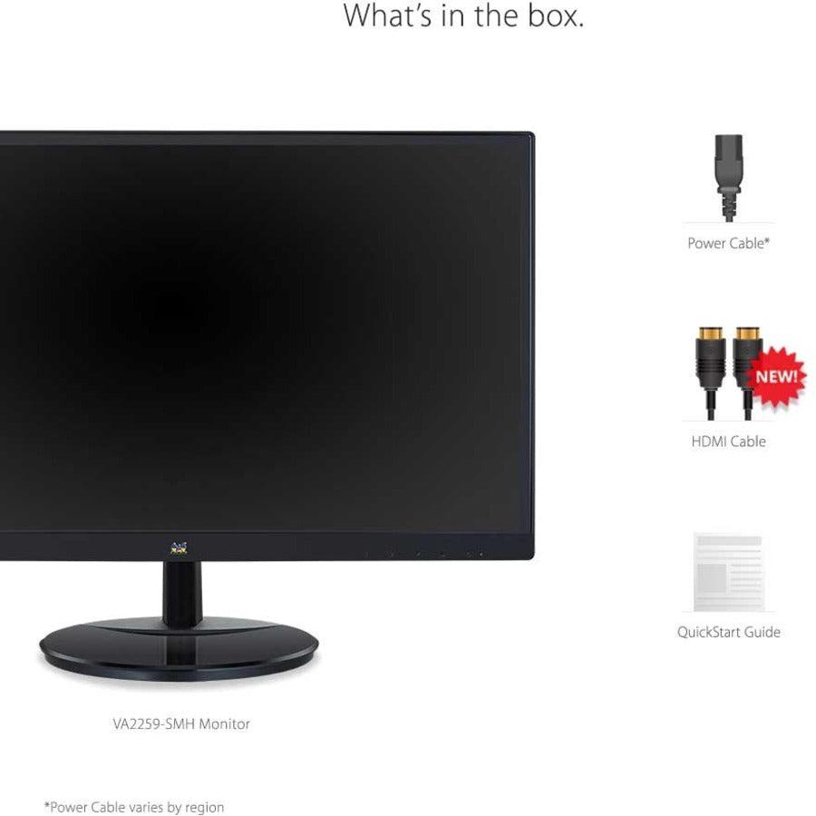 Viewsonic Non Touch 22" (21.5" Viewable) Full Hd Superclear Ips Led Monitor With Hdmi Connectivity.