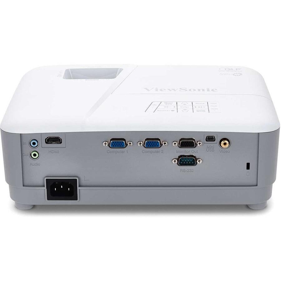Viewsonic Pa503S Data Projector Standard Throw Projector 3600 Ansi Lumens Dlp Svga (800X600) Grey, White