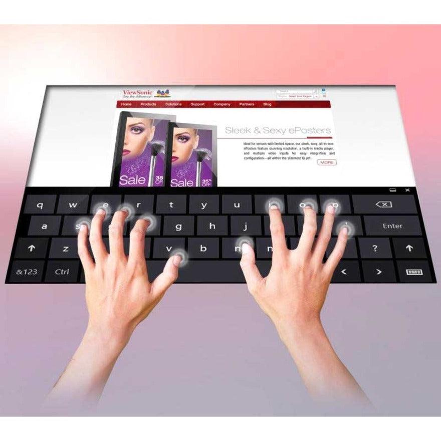 Viewsonic Td2760 Touch Screen Monitor 68.6 Cm (27") 1920 X 1080 Pixels Multi-Touch Multi-User Black