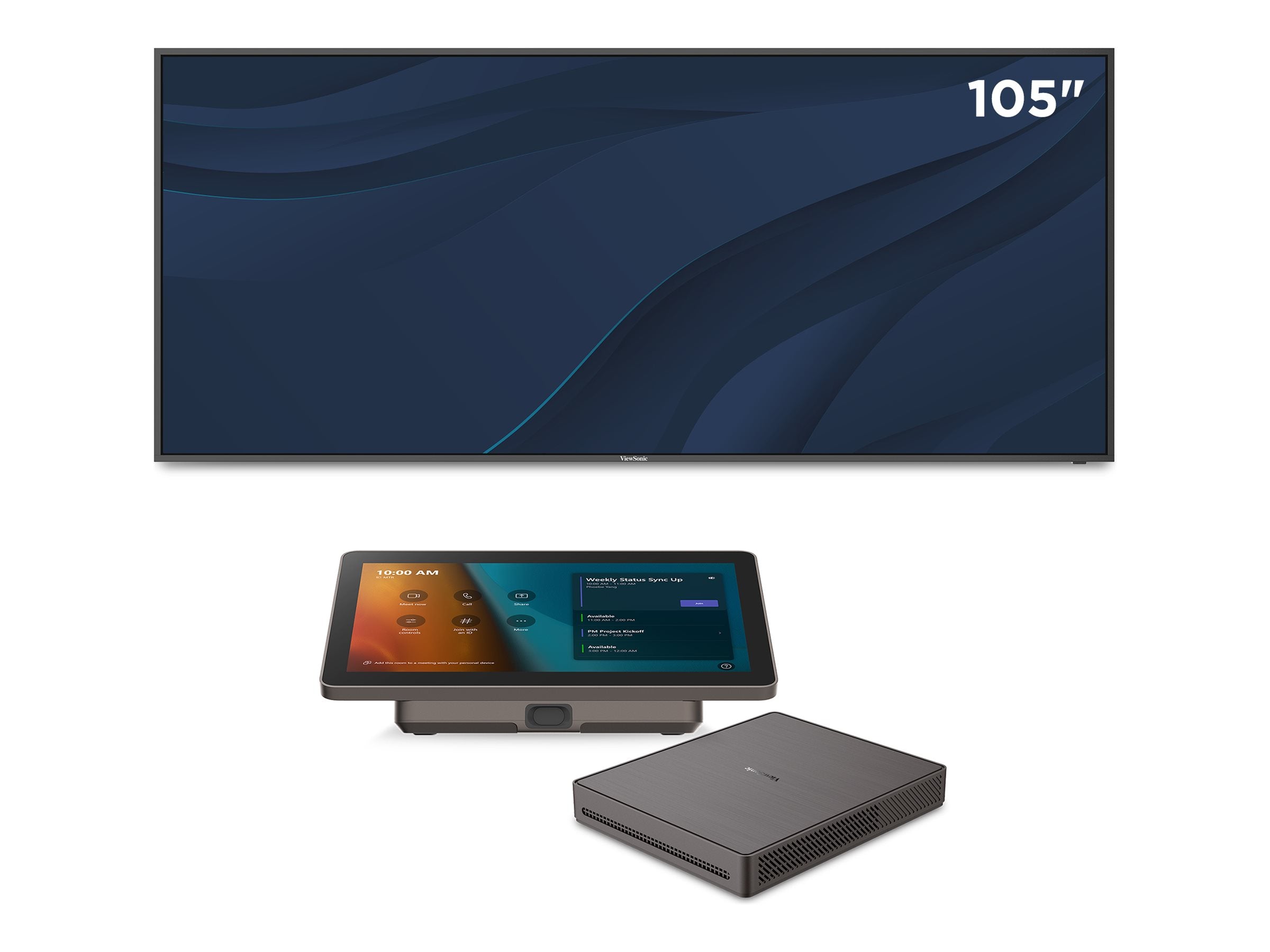 Viewsonic TeamJoin CDE105UW-MTRC - For Microsoft Teams Rooms - video conferencing kit - Certified for Microsoft Teams