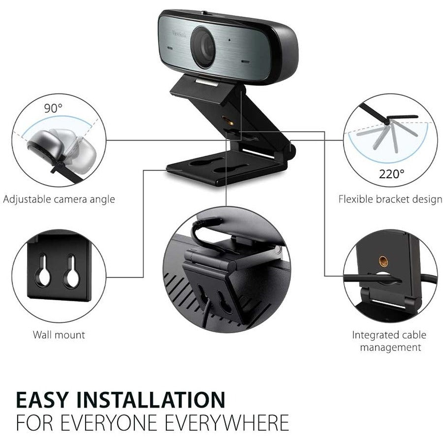 Viewsonic Vb-Cam-002 Webcam Usb Black
