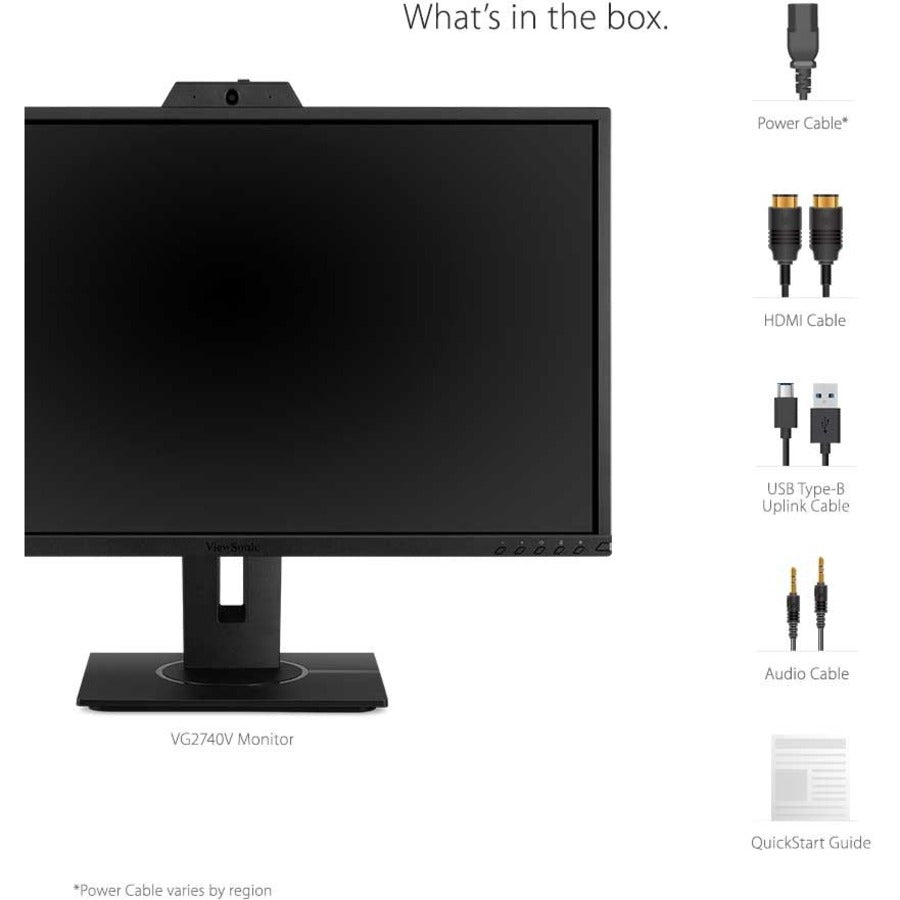 Viewsonic Vg Series Vg2740V Led Display 68.6 Cm (27") 1920 X 1080 Pixels Full Hd