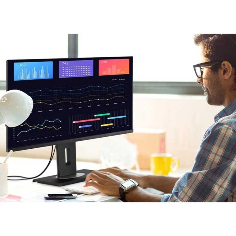 Viewsonic Vg Series Vg3456 Computer Monitor 86.6 Cm (34.1") 3440 X 1440 Pixels Ultrawide Quad Hd Led Black