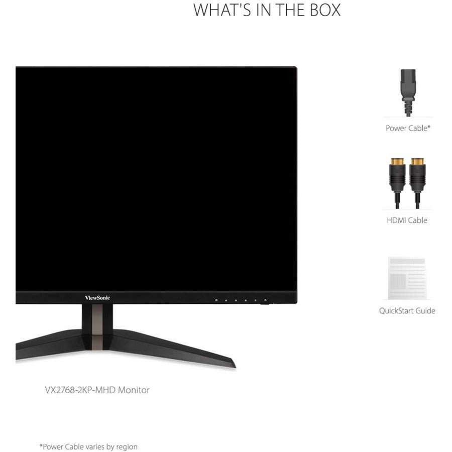 Viewsonic Vx Series 27In Ips Freesync Prem Mon 25X14 1Ms 68.6 Cm (27") 2560 X 1440 Pixels 2K Ultra Hd Led Black
