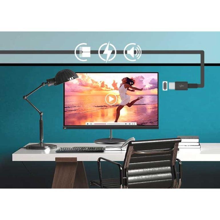 Viewsonic Vx Series Vx2485-Mhu Led Display 61 Cm (24") 1920 X 1080 Pixels Full Hd Black