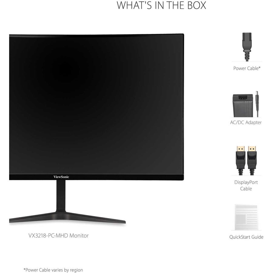 Viewsonic Vx Series Vx3218-Pc-Mhd Led Display 80 Cm (31.5") 1920 X 1080 Pixels Full Hd Black